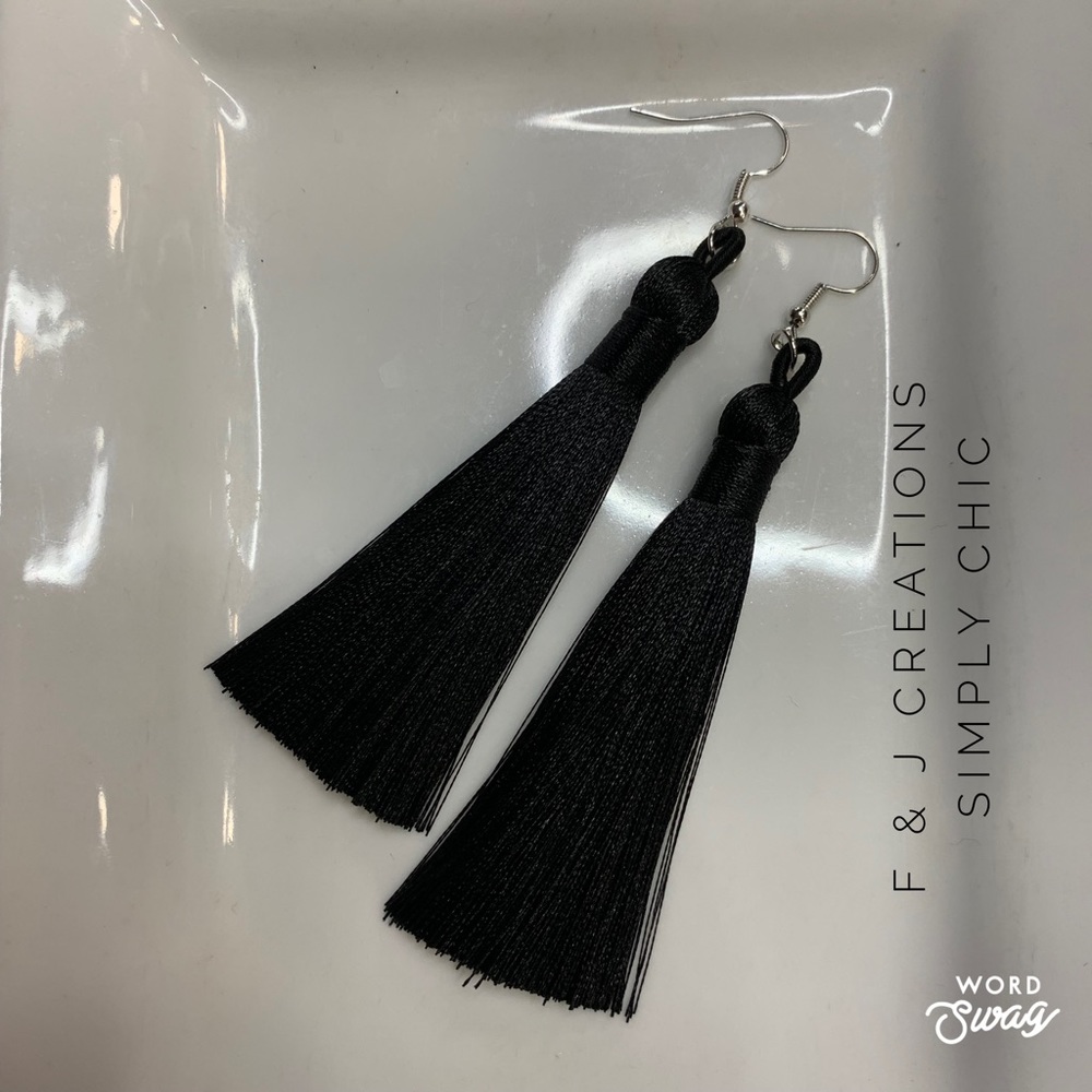 Silk Tassel Earrings